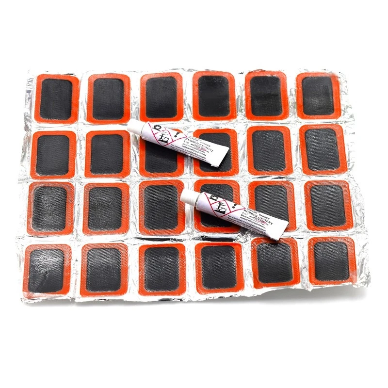 24 Rustines Rectangulaire + 2 Tubes De Colle 3 24 Rustines Rectangulaire + 2 Tubes De Colle