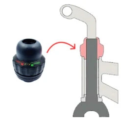 Antivol De Direction Pour Tête De Fourche Tige 1" 25,4 Mm -Messi Boutique antivol de direction pour tete de fourche tige 1 254 mm 4