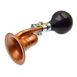 Avertisseur Sonore De Vélo Poire En Forme De Trompette - Cuivre -Messi Boutique avertisseur sonore de velo poire en forme de trompette cuivre 3