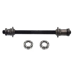 Point Axe Plein 175 Mm Avec Cages à Billes Pour Roue De Vélo