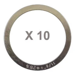 Elvedes Blister De 10 Entretoises 0,25mm Pour Jeu De Direction Vélo