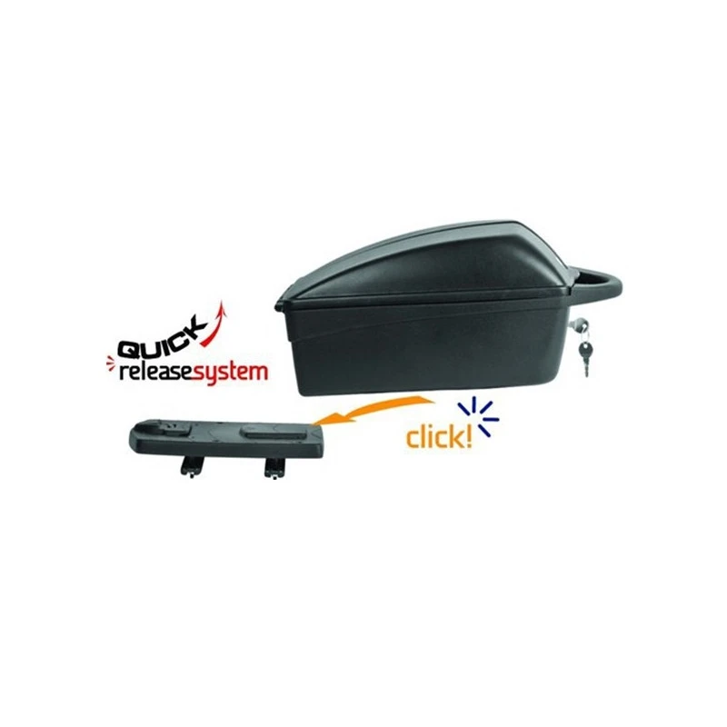 POLISPORT Coffre De Vélo Sur Porte Bagage 3 POLISPORT Coffre De Vélo Sur Porte Bagage