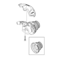 Commande De Vitesses Rotative 7 Vitesses Revoshift Shimano -Messi Boutique commande de vitesses rotative 7 vitesses revoshift shimano 2