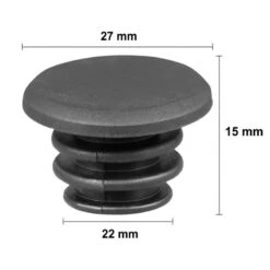 Embout De Cintre VTT Noir - Par 10 -Messi Boutique embout de cintre vtt noir par 10 3