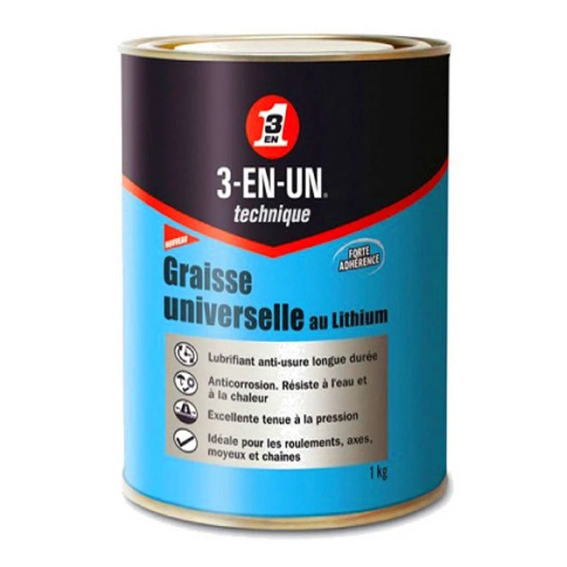 XLC Graisse Lithium Pour Entretien Vélo - Pot De 1 Kg 3 XLC Graisse Lithium Pour Entretien Vélo - Pot De 1 Kg