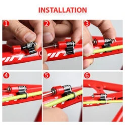 Guide Câble Et Gaine De Frein Ou Dérailleur Sur Cadre Vélo -Messi Boutique guide cable et gaine de frein ou derailleur sur cadre velo 1 2