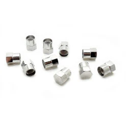 Schwalbe Lot De 10 Bouchons De Valve Schrader Chromés -Messi Boutique lot de 10 bouchons de valve schrader chromes 2