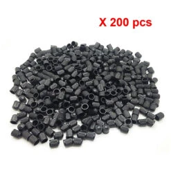 Lot De 200 Bouchons De Valve Schrader - Noir -Messi Boutique lot de 200 bouchons de valve schrader noir 3