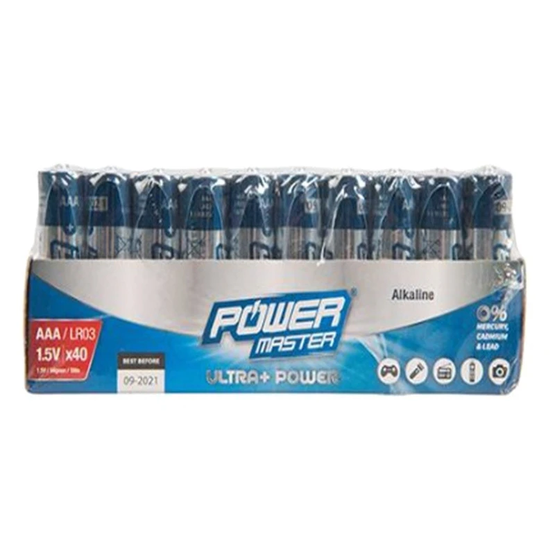 Lot De 40 Piles Alcalines Super LR03 Type AAA 4 Lot De 40 Piles Alcalines Super LR03 Type AAA – Image 2
