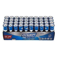 Lot De 40 Piles Alcalines Super LR6 Type AA
