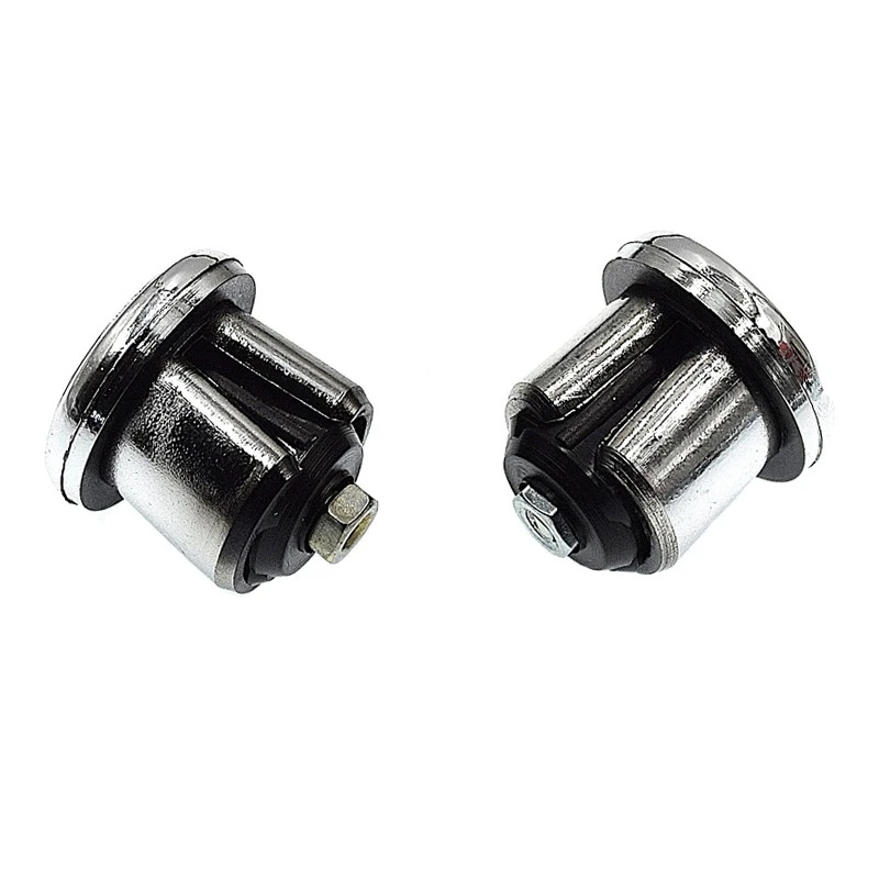 Paire Embout De Guidon Chromé à Visser 5 Paire Embout De Guidon Chromé à Visser – Image 3