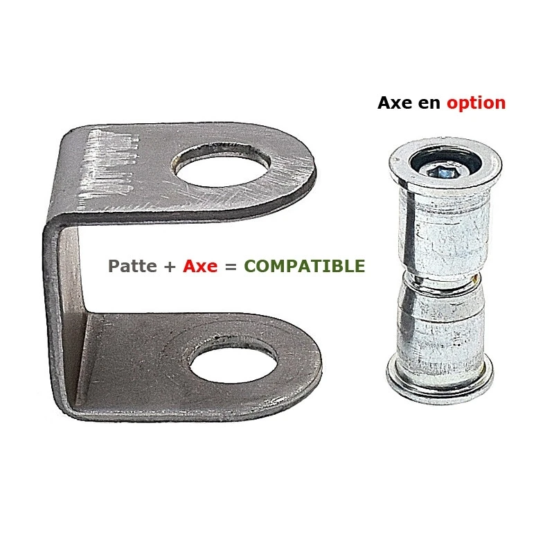 Patte Acier à Souder Pour Le Maintien De Fusée Pour Roue De Vélo 4 Patte Acier à Souder Pour Le Maintien De Fusée Pour Roue De Vélo – Image 2
