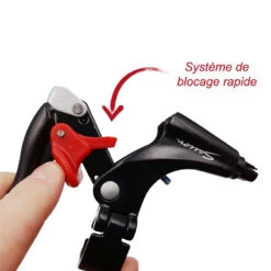 Poignée De Frein De Vélo à Blocage Rapide - La Paire -Messi Boutique poignee de frein de velo a blocage rapide la paire 1 2