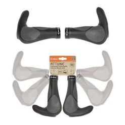 Poignées Vélo Ergonomiques Avec Cornes Haute Densité