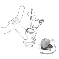 Sonnette De Potence Mirrycle Headset Mount 270 -Messi Boutique sonnette de potence mirrycle headset mount 270 2