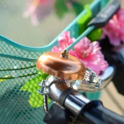 Sonnette De Vélo Au Look Ancien Couleur Cuivre 57 Mm -Messi Boutique sonnette de velo au look ancien couleur cuivre 57 mm 3