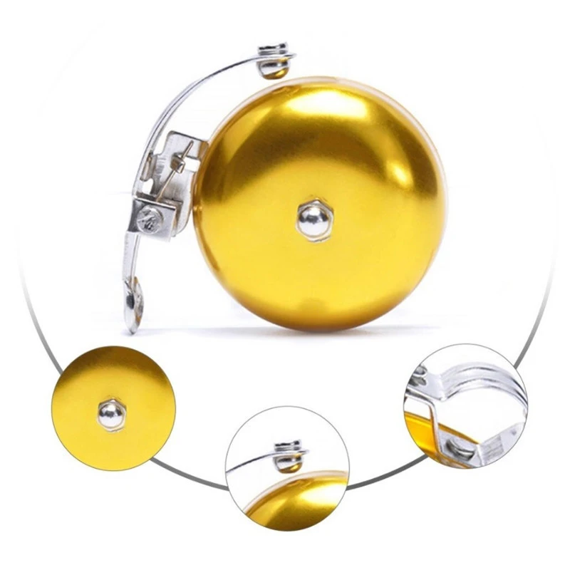 Sonnette De Vélo Vintage Couleur Or 4 Sonnette De Vélo Vintage Couleur Or – Image 2