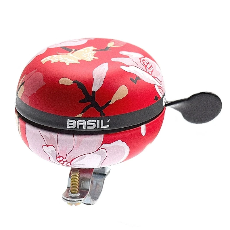 Sonnette Vélo 80 Mm Magnolia Poppy Red Basil 5 Sonnette Vélo 80 Mm Magnolia Poppy Red Basil – Image 3