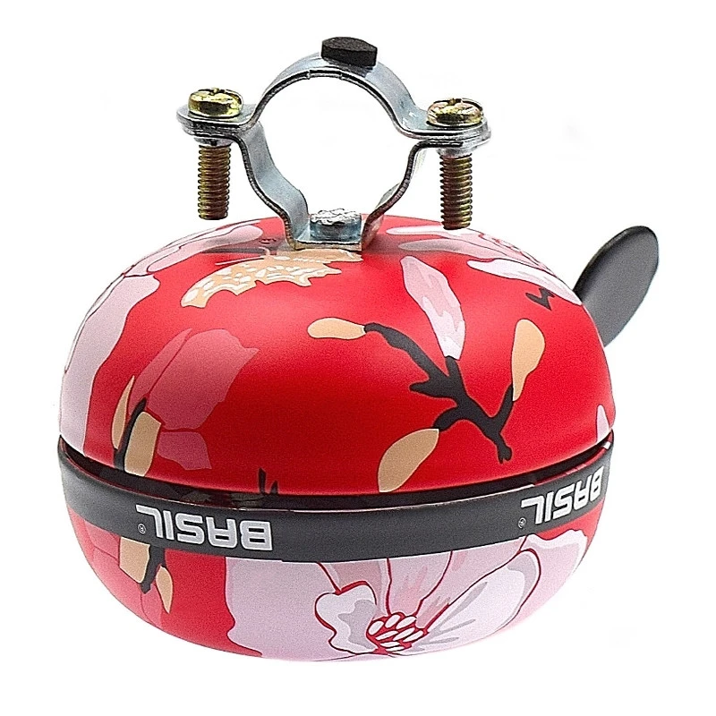 Sonnette Vélo 80 Mm Magnolia Poppy Red Basil 6 Sonnette Vélo 80 Mm Magnolia Poppy Red Basil – Image 4