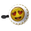 Sonnette Vélo Ding Dong Smiley Coeur 80 Mm -Messi Boutique sonnette velo ding dong smiley coeur 80 mm