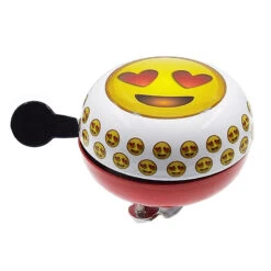 Sonnette Vélo Ding Dong Smiley Coeur 80 Mm -Messi Boutique sonnette velo ding dong smiley coeur 80 mm 3