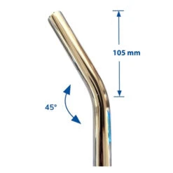 Promax Tige De Selle Courbé Pour Vélo 25.4 Mm Acier -Messi Boutique tige de selle courbe pour velo 254 mm acier 5