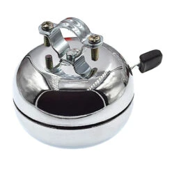 Point Timbre Vélo En Chrome 80 Mm -Messi Boutique timbre velo en chrome 80 mm 3